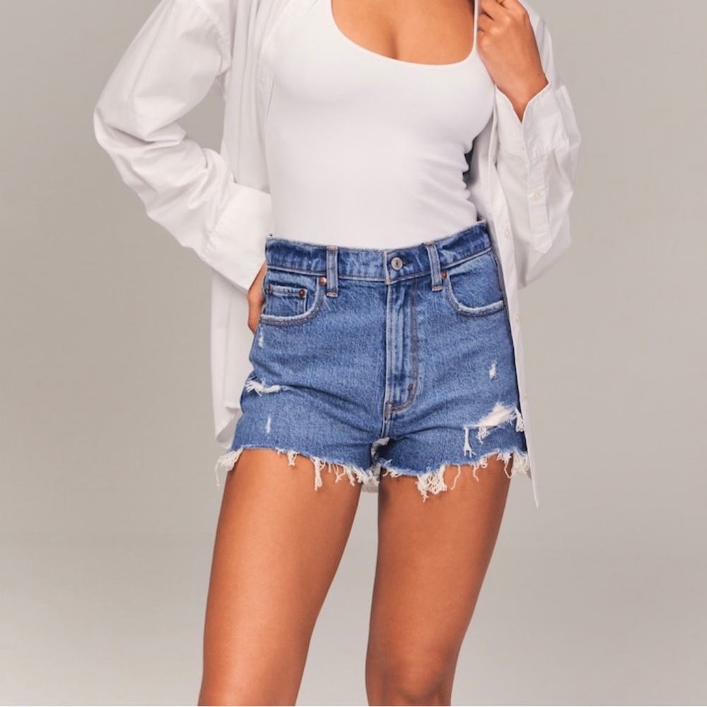 High Rise Mom Short
